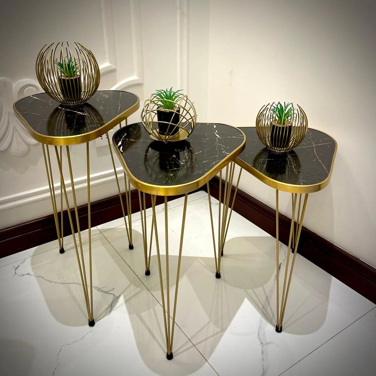 Triangle Shape Coffee Table