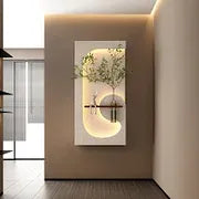 3D Sandstone Leaf Painting