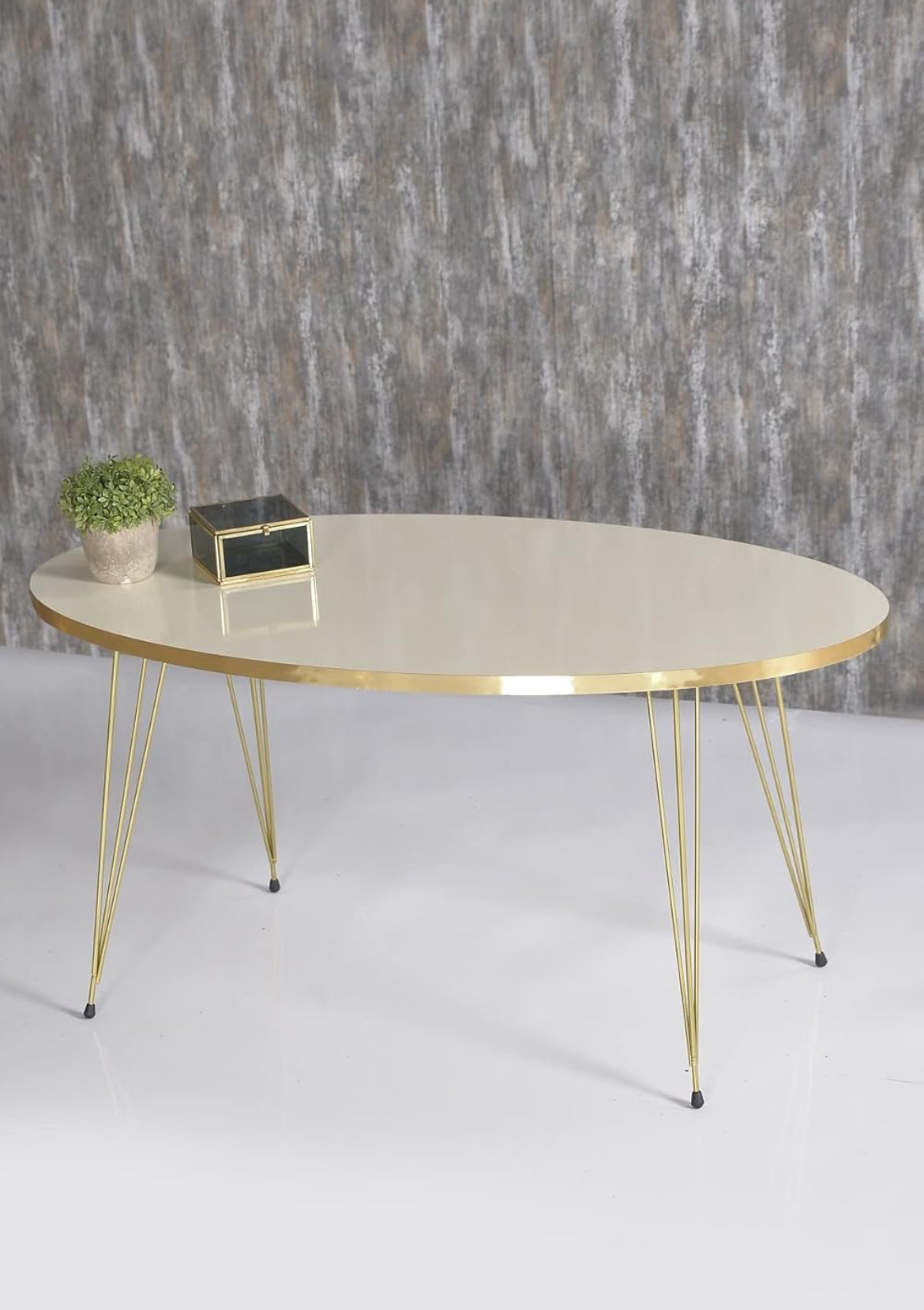 Oval Shape Coffee Table