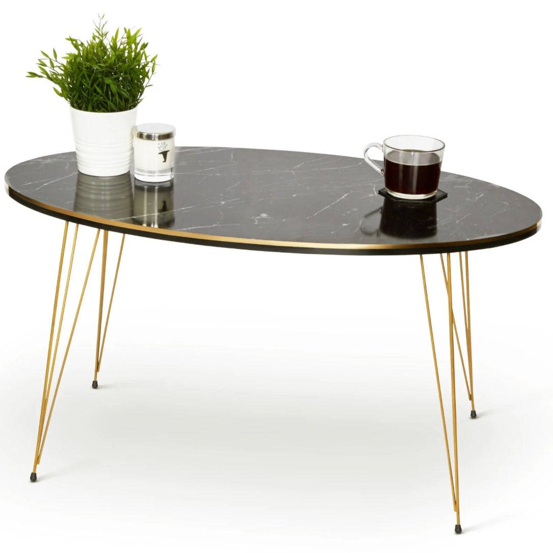 Oval Shape Coffee Table