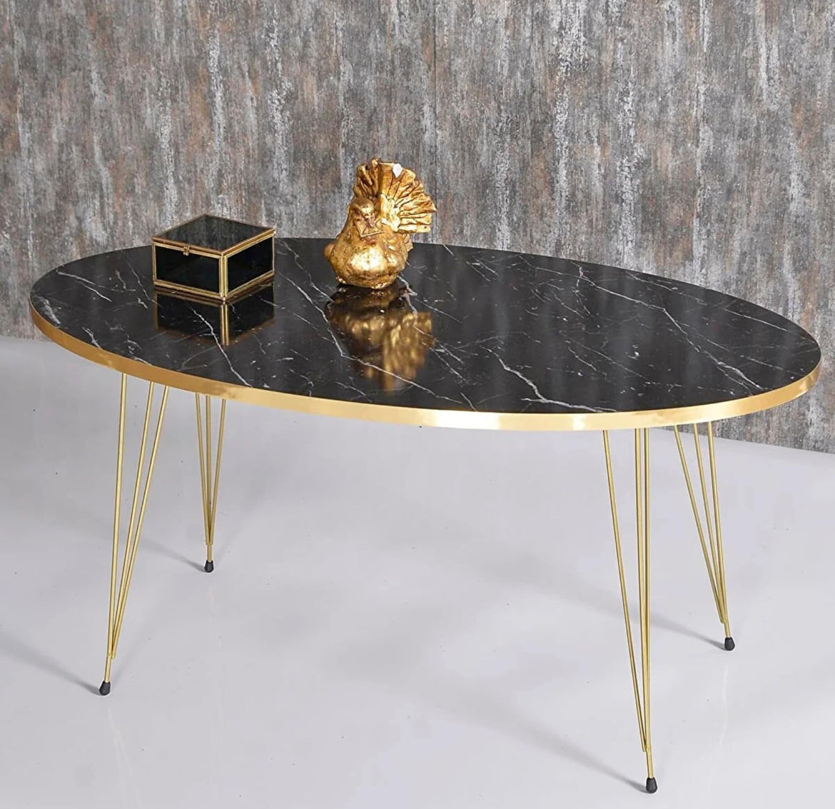 Oval Shape Coffee Table