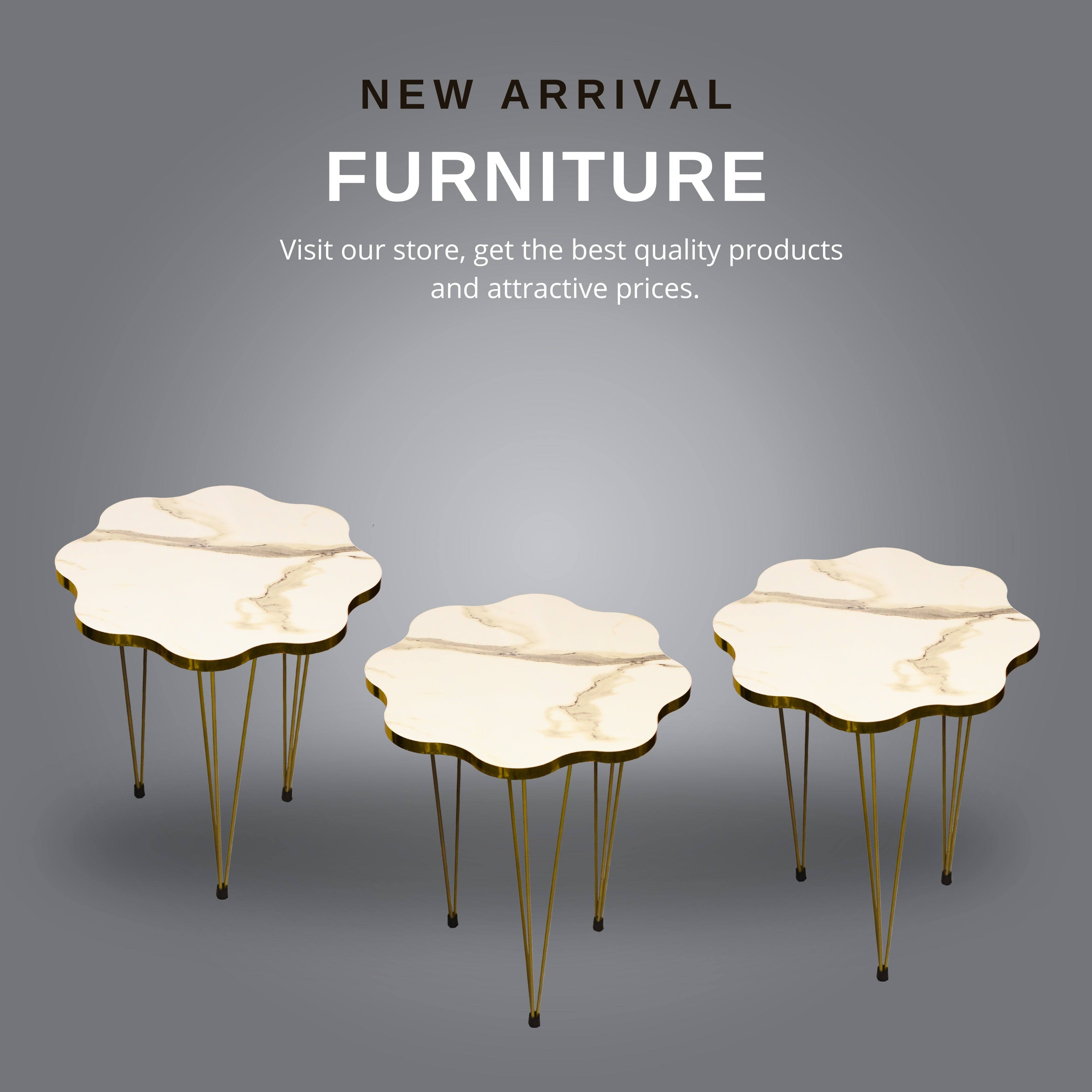 Flower Shape Coffee Table