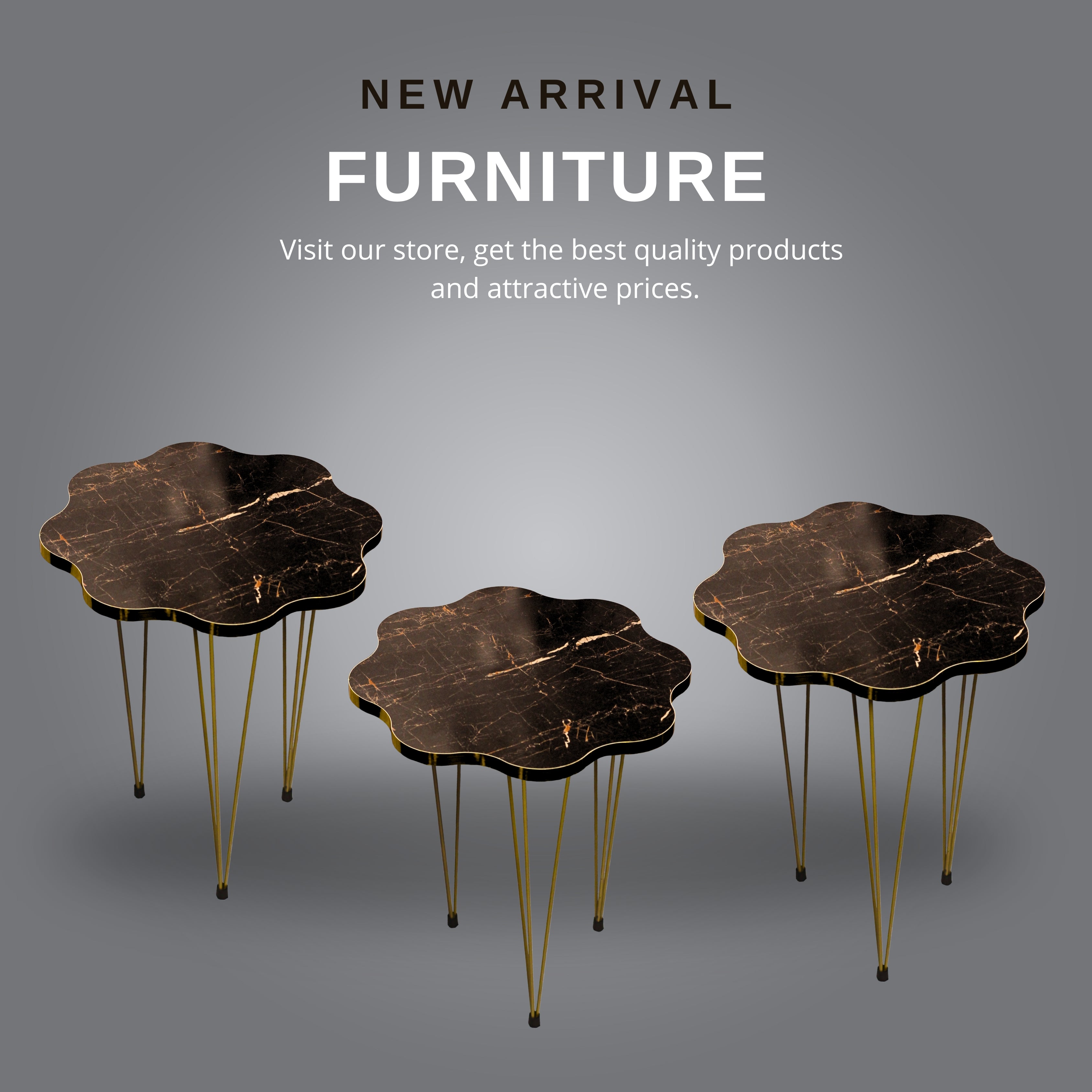 Flower Shape Coffee Table