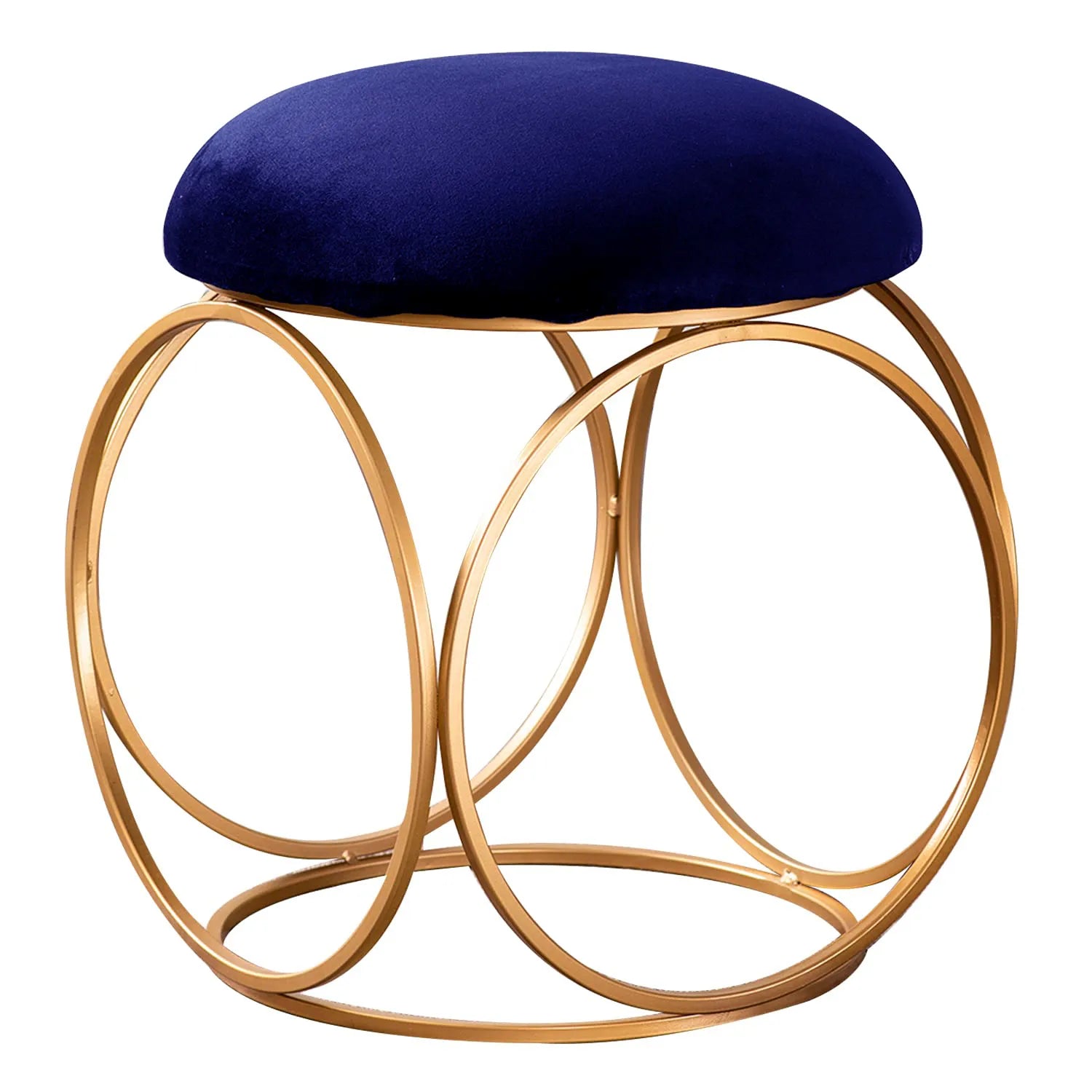 Metallic seating stool sofa chair Ottoman pouffes Sitting Stool