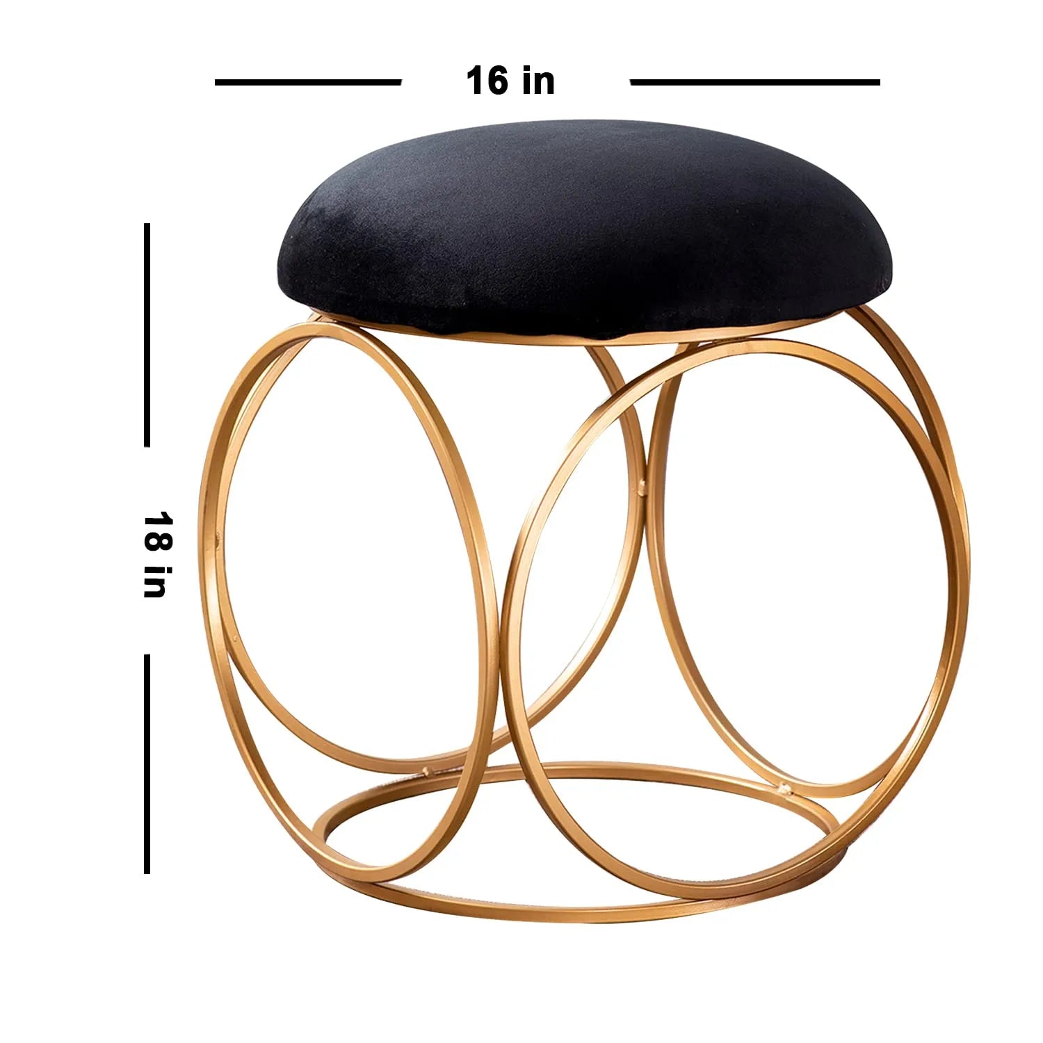 Metallic seating stool sofa chair Ottoman pouffes Sitting Stool